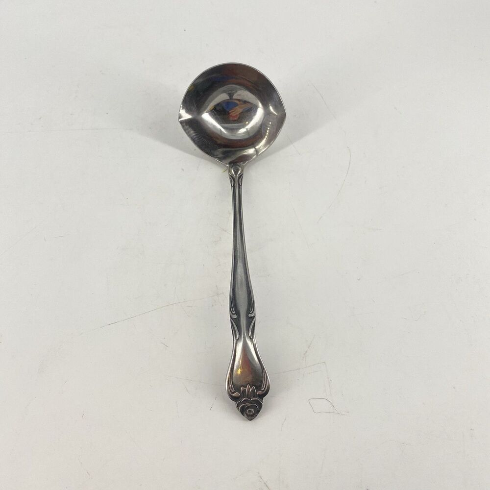 EKCO Eterna Regal Rose Gravy Ladle 7” Stainless Steel Japan Replacement